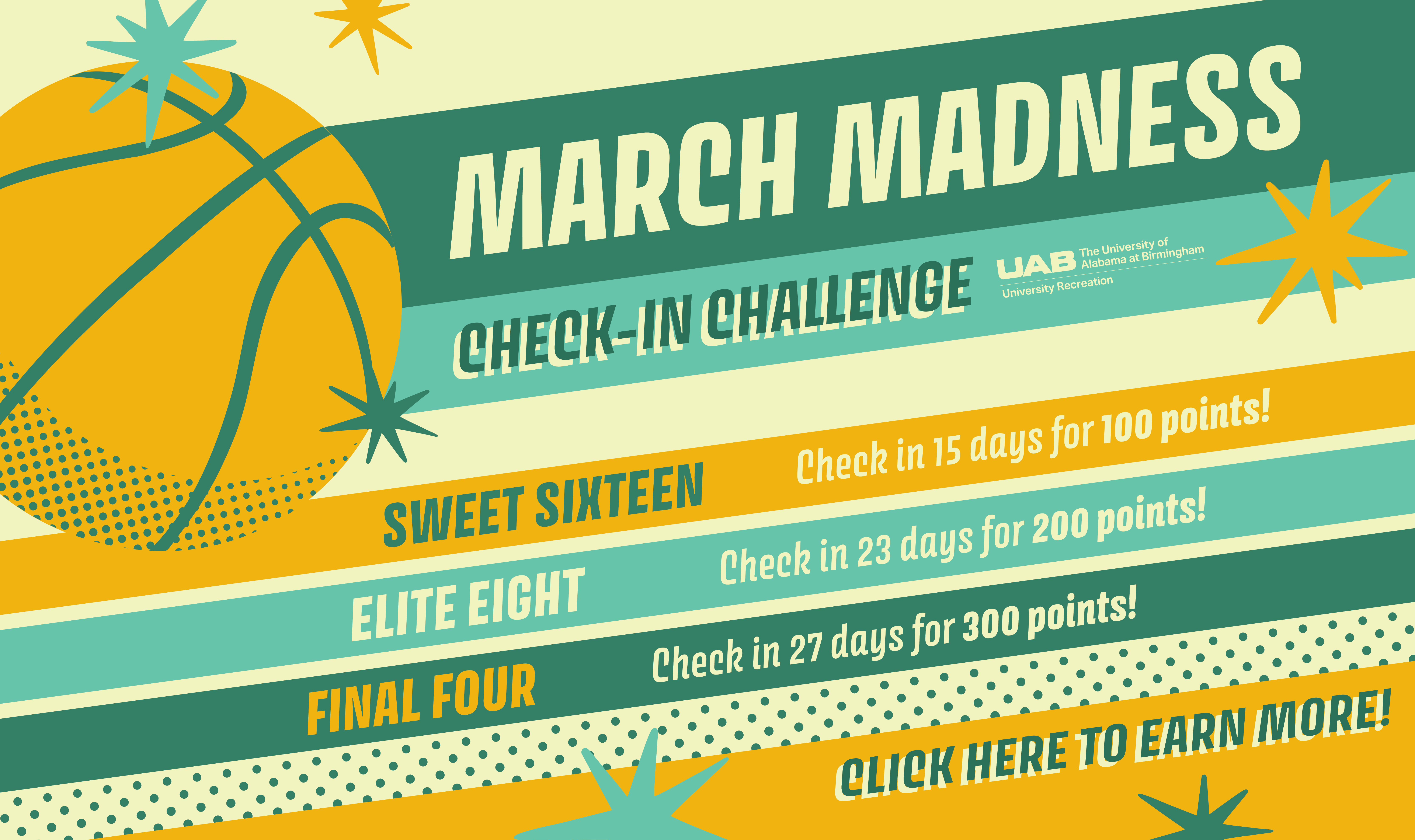 March Madness Check In Challenge